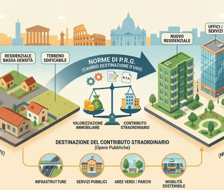 Il contributo straordinario nel P.R.G. di Roma a seguito della variante normativa approvata con la D.A.C. n. 122/2026